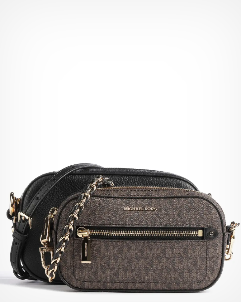 Brown/Black - MICHAEL KORS Sac bandoulière jet set brown/black