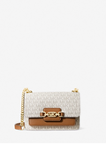 Vanille/Noisette - Très petit sac à bandoulière Heather avec logo Bronze/Noisette