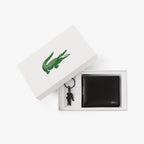 Noir - LACOSTE Coffret portefeuille FG et porte-clés crocodile