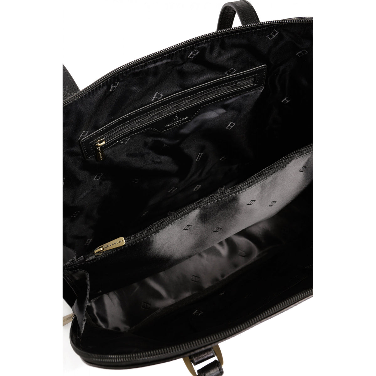 HEXAGONA SAC PORTÉ ÉPAULE 2 ANSES - A4 - CUIR DE VACHETTE