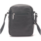 Arthur et Aston Pochette porté travers homme cuir noir taille S