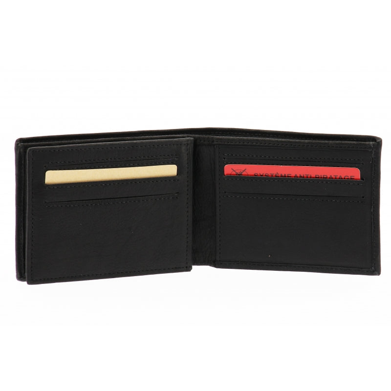 Arthur et Aston Porte-cartes italien homme cuir noir