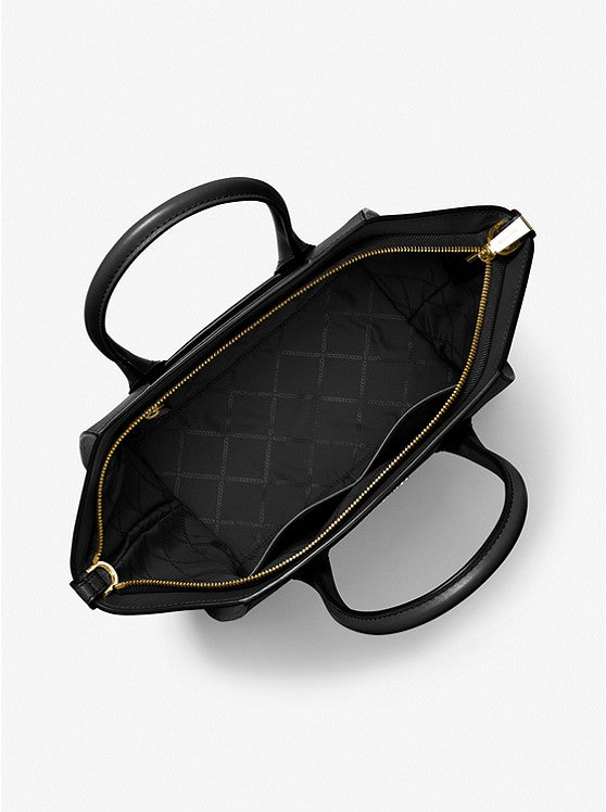 Noir - MICHAEL KORS Grand sac Avril en cuir à glissière supérieure