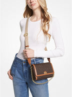 Marron/Noisette - MICHAEL KORS Petit sac à bandoulière convertible Freya avec logo Marron/Noisette