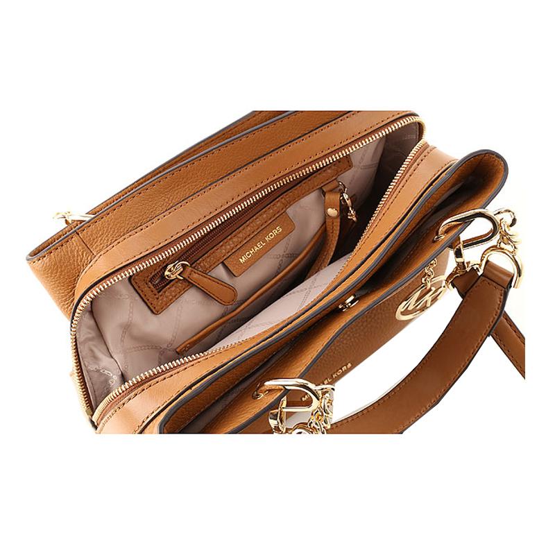 Marron - MICHAEL KORS Sac à main Saffiano Jet Set