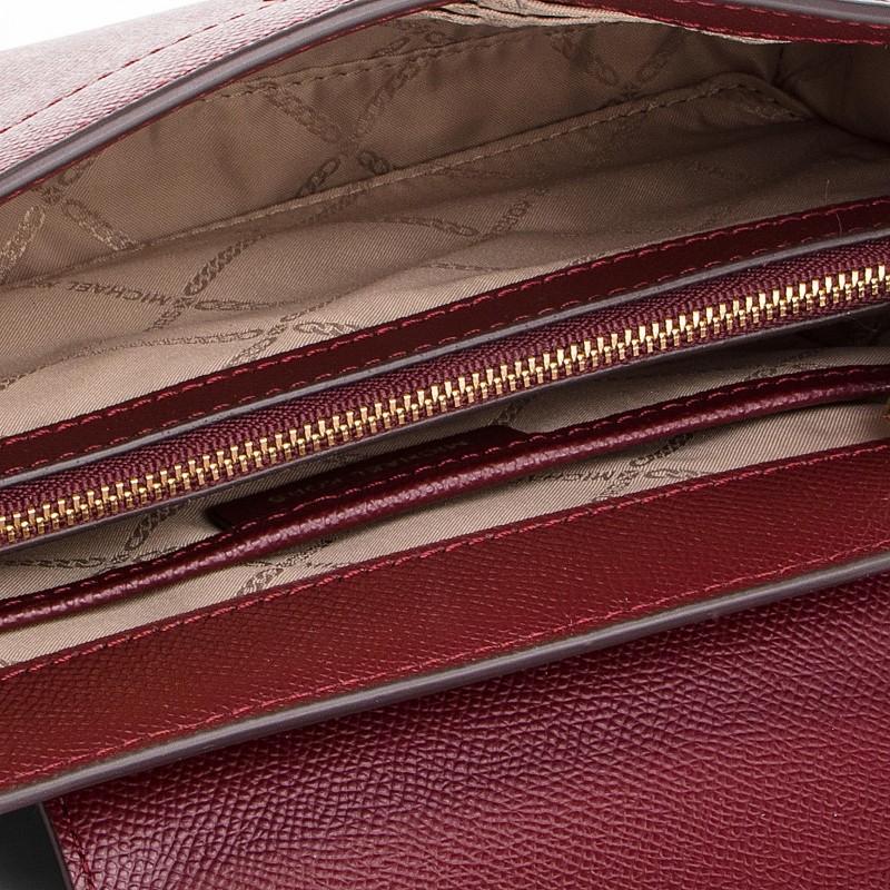 Oxblood - MICHAEL KORS Sac Bandoulière LG CONV