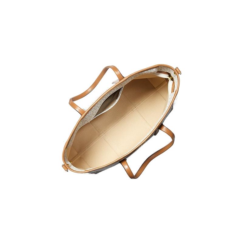 Vanilla/ Acorn - MICHAEL KORS Sac à main Beck Brown/BLK