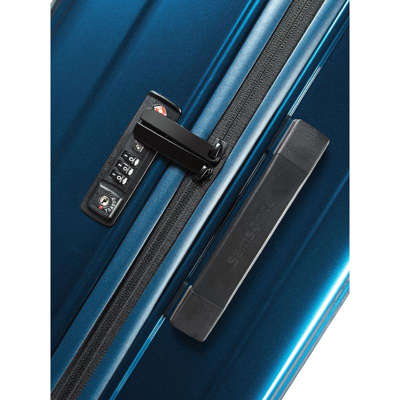 Valise Samsonite Neopulse 4 roues 69 cm - Bleu Métal