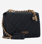 Noir - GUESS Sac à bandoulière abey surpiqué