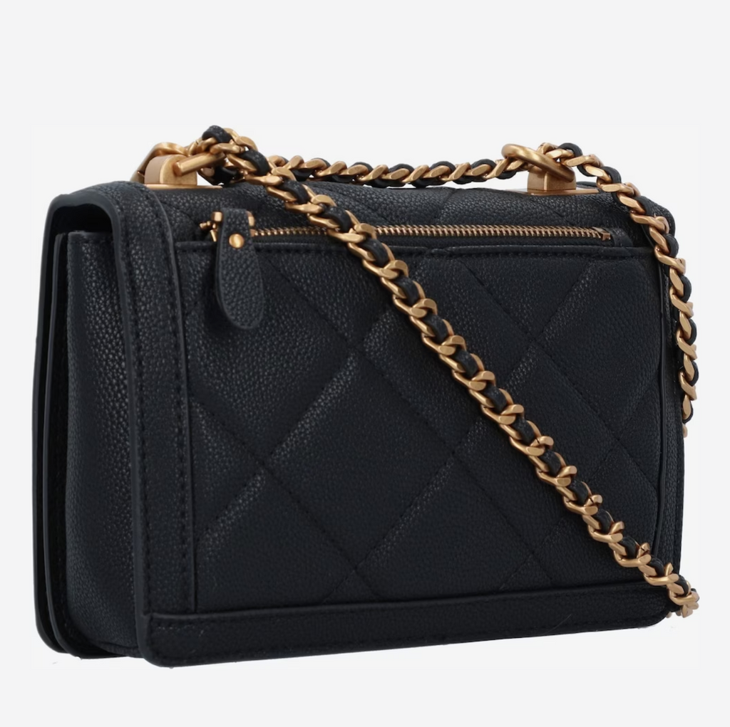 Noir - GUESS Sac à bandoulière abey surpiqué