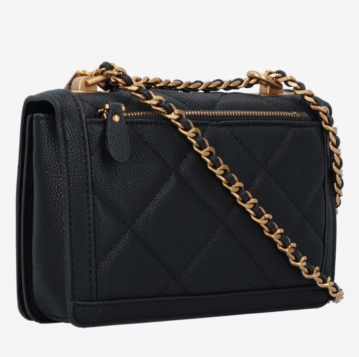 Noir - GUESS Sac à bandoulière abey surpiqué