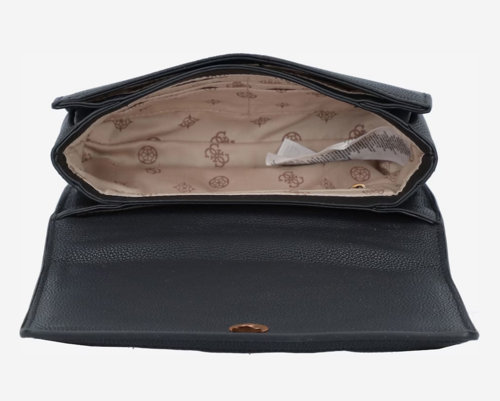 Noir - GUESS Sac à bandoulière abey surpiqué