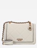 BEIGE - Sac à bandoulière abey surpiqué
