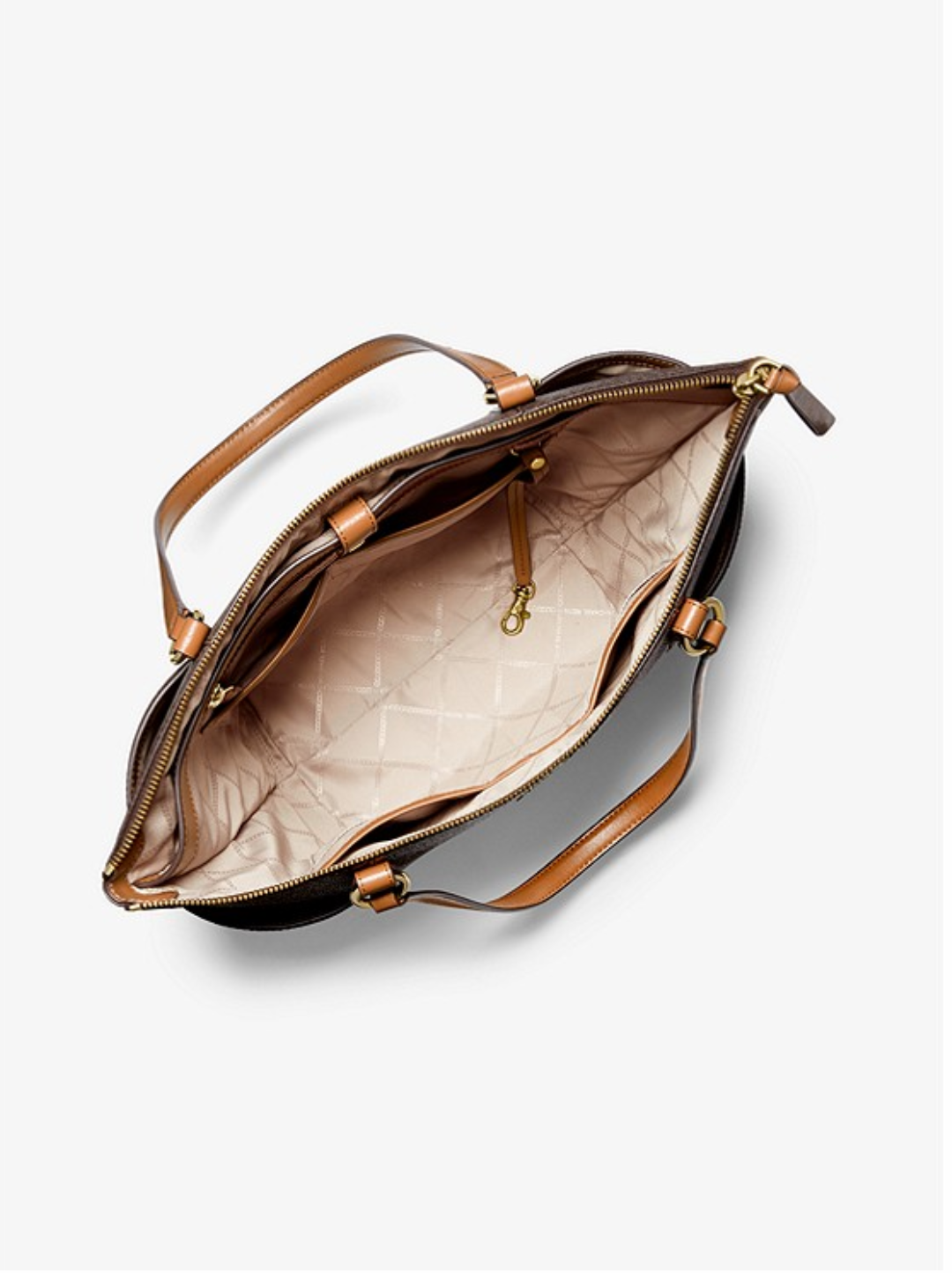 Bronze Noisette - MICHAEL KORS Grand cabas Sullivan à logo avec glissière supérieure Bronze/Noisette