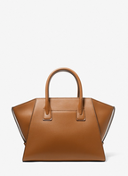 Camel - MICHAEL KORS Grand sac Avril en cuir à glissière supérieure Camel