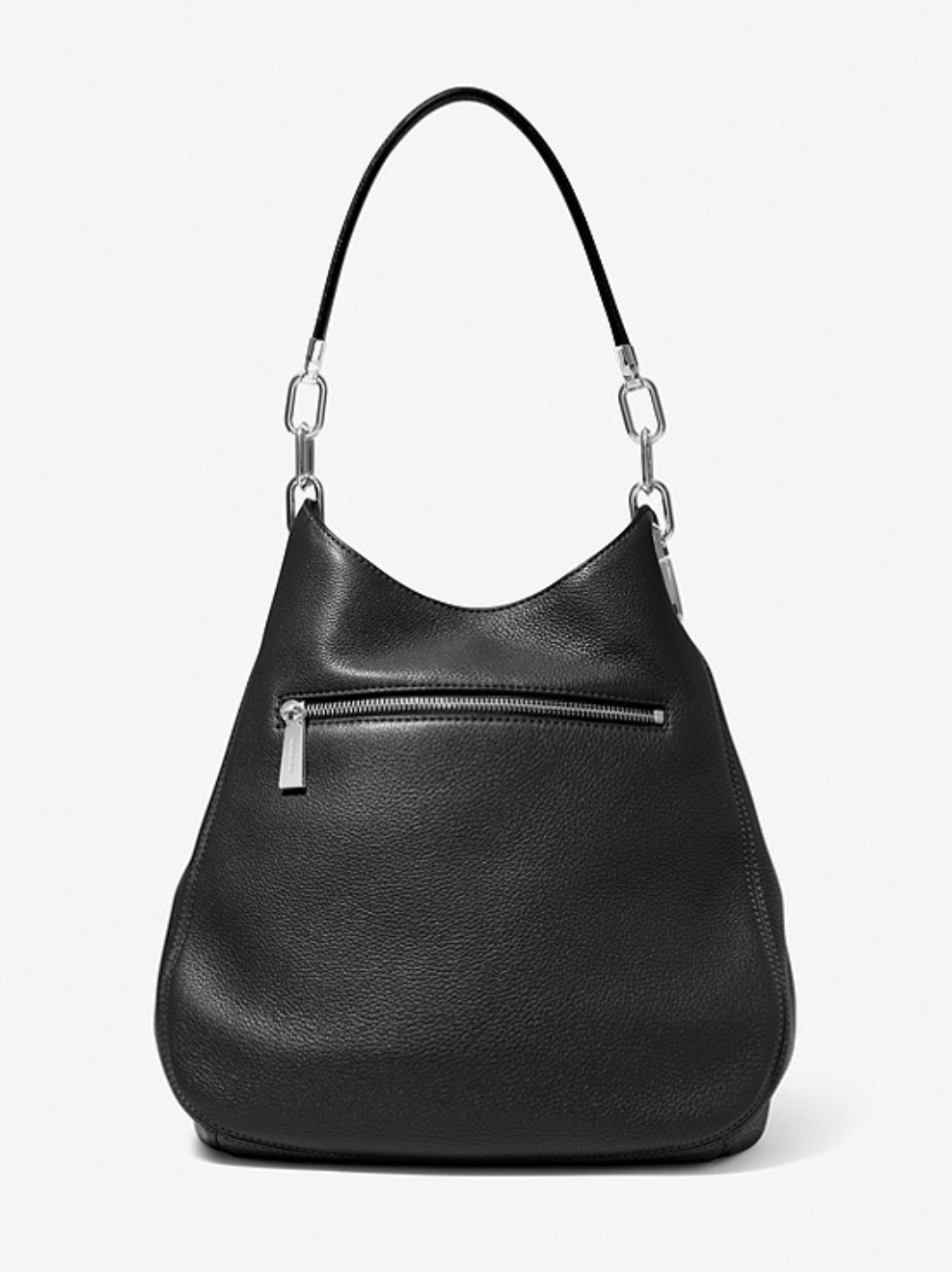 Noir argent - MICHAEL KORS Grand sac porté épaule Lillie en cuir Bronze/Noisette