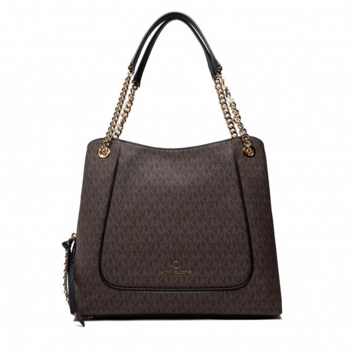 Marron/Noir - Grand sac porté épaule Piper à logo Marron/Noisette