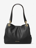 Camel - MICHAEL KORS Grand sac porté épaule Raven en cuir Camel