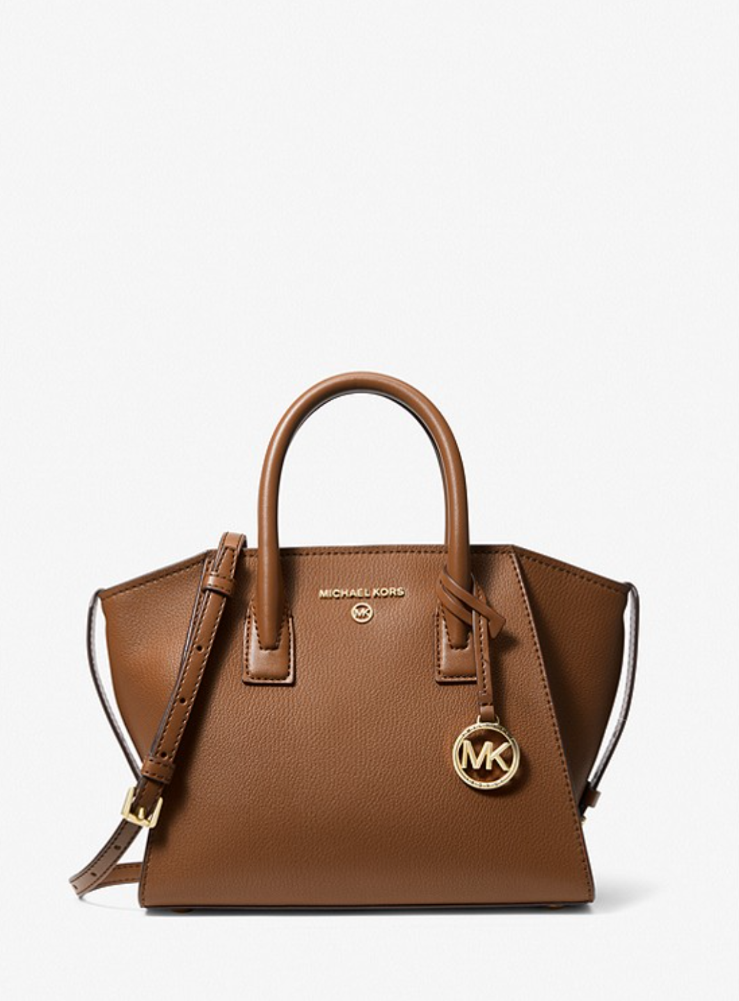 Camel - Petit sac Avril en cuir à glissière supérieure Noir doré