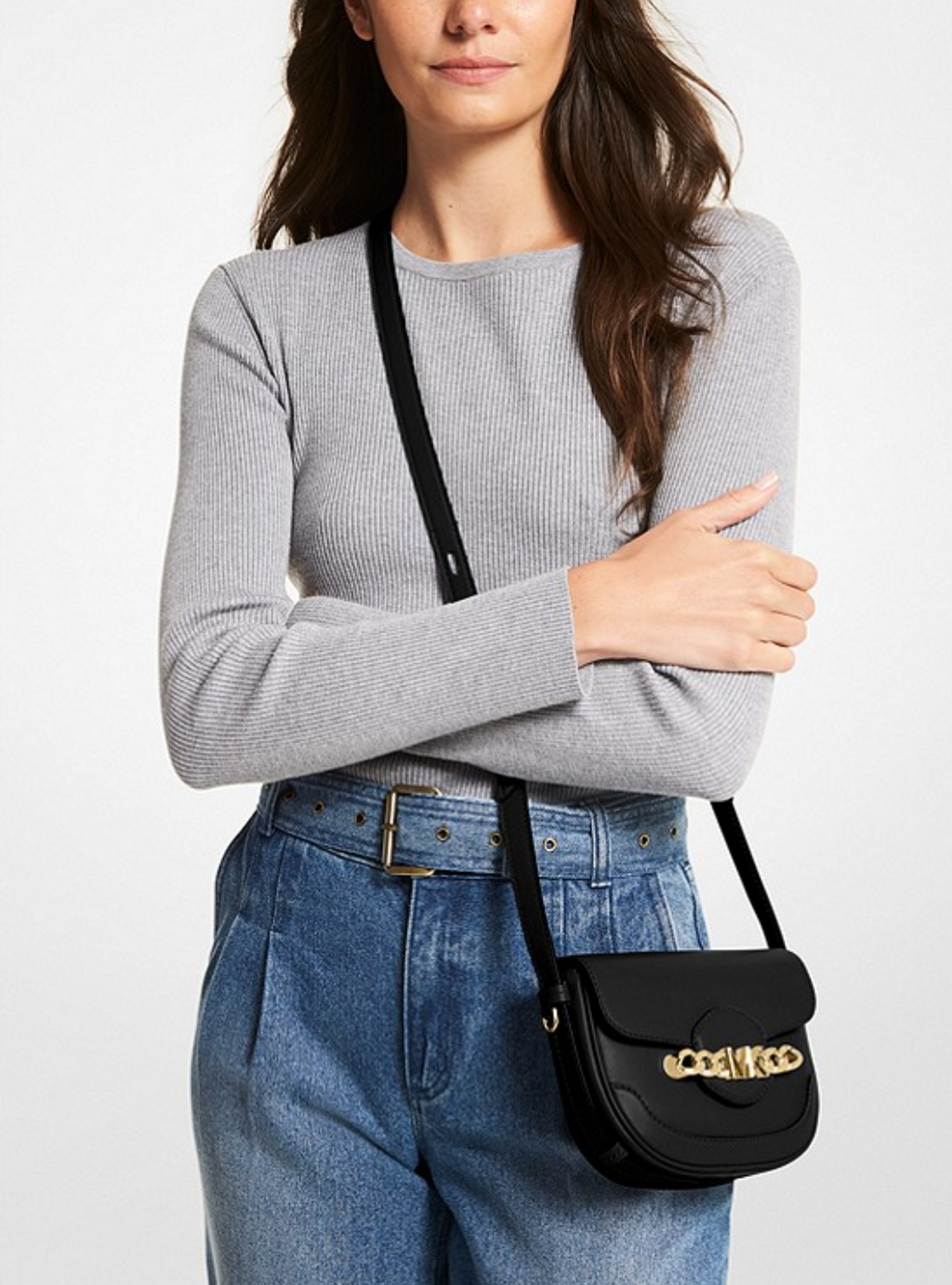 Noir - MICHAEL KORS Sac à bandoulière HALLY Noir