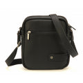 Arthur et Aston Pochette porté travers homme cuir noir