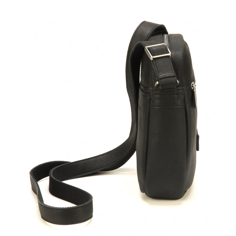 Arthur et Aston Pochette porté travers homme cuir noir