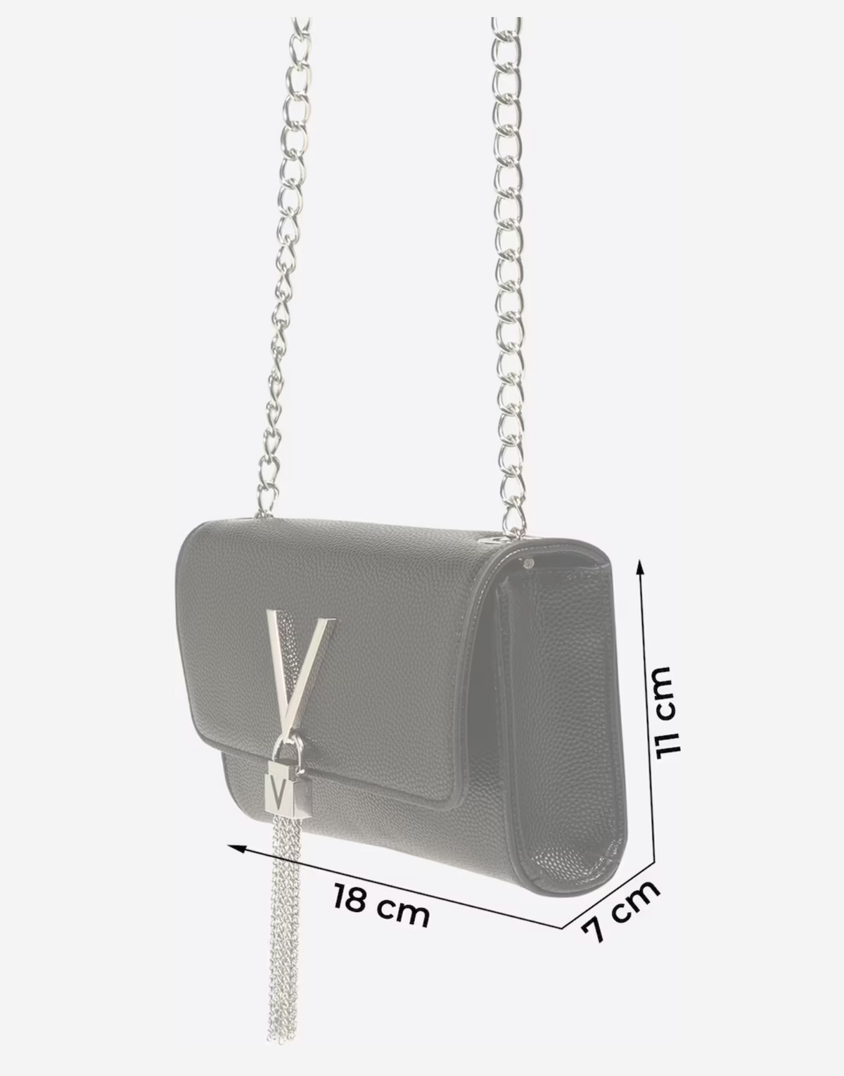 Gris - VALENTINO Sac à bandoulière Divina